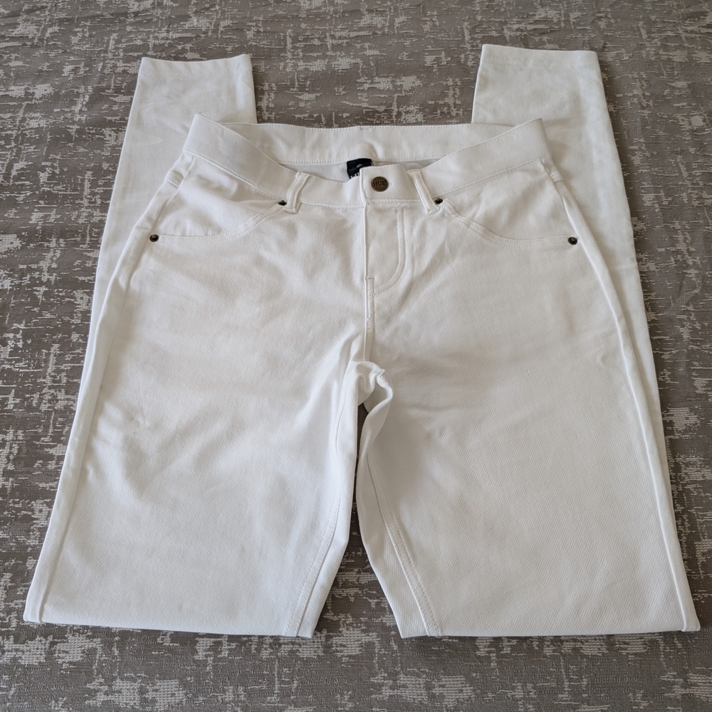 HUE Women's White Jeggings
